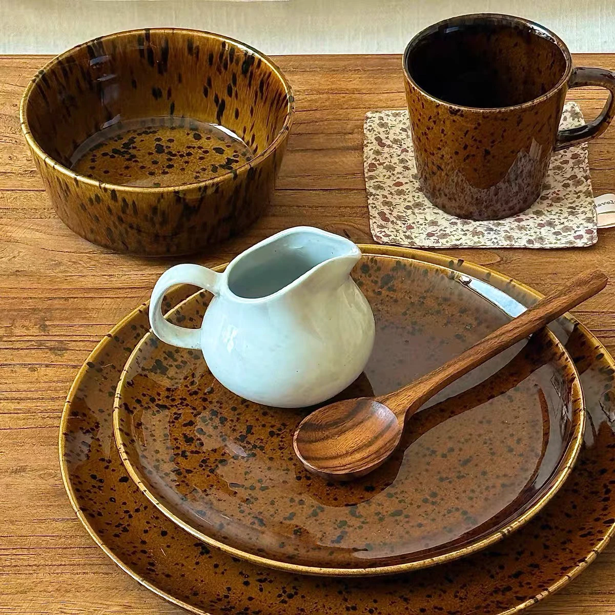 speckled ceramic mug restaurant grade